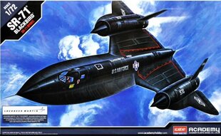 Liimitav mudel Academy 12448 SR-71 BLACKBIRD 1/72 hind ja info | Liimitavad mudelid | kaup24.ee