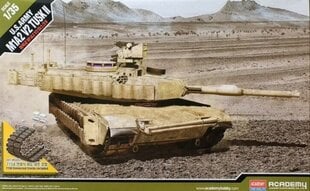 Склеиваемая модель Academy 13504 U.S Army M1A2 V2 TUSK II 1/35 цена и информация | Склеиваемые модели | kaup24.ee