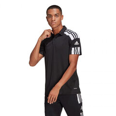 Meeste T-särk Adidas Squadra 21 Polo M GK9556, must hind ja info | Meeste T-särgid | kaup24.ee