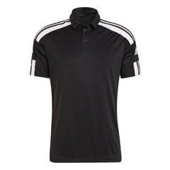Мужская футболка Adidas Squadra 21 Polo M GK9556, черная цена и информация | Meeste T-särgid | kaup24.ee