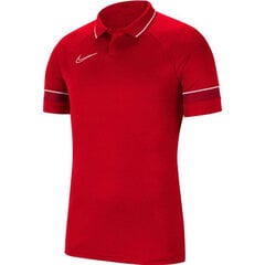 Мужская футболка Nike Polo Dry Academy 21 M CW6104 657, красная цена и информация | Мужские футболки | kaup24.ee