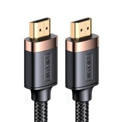 Usams U74 4K HDMI 2m, must цена и информация | Кабели и провода | kaup24.ee