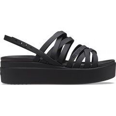 Crocs™ Brooklyn Strappy Low Wedge Women's 134991 цена и информация | Сандалии на липучке | kaup24.ee