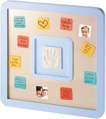 Mälestuse raam beebikuudeks Baby Art messages print frame hind ja info | Imikute käe- ja jalajäljendid | kaup24.ee