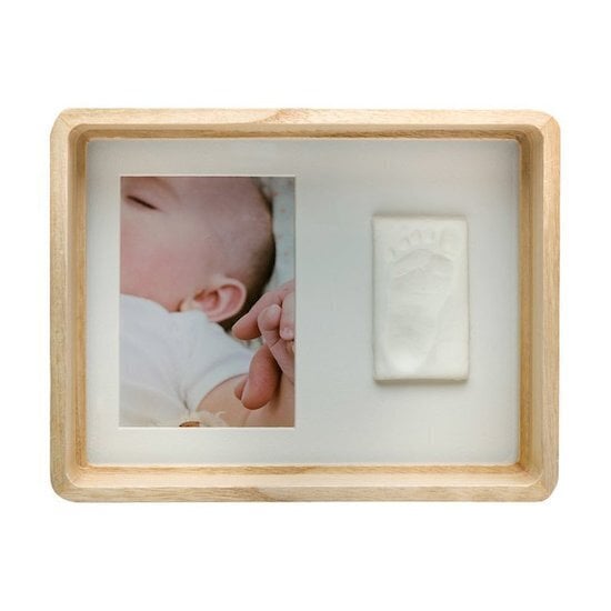Beebi jäljend puidust raamiga Baby Art hind ja info | Imikute käe- ja jalajäljendid | kaup24.ee
