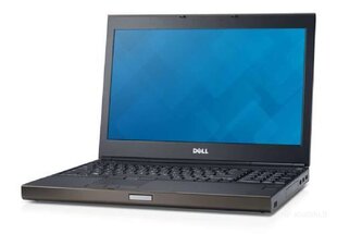 Ноутбук DELL Precision M4800 i7-4810MQ 15.6 FHD 16GB RAM 512GB SSD NVIDIA K2100M WebCam Win10 PRO цена и информация | Ноутбуки | kaup24.ee