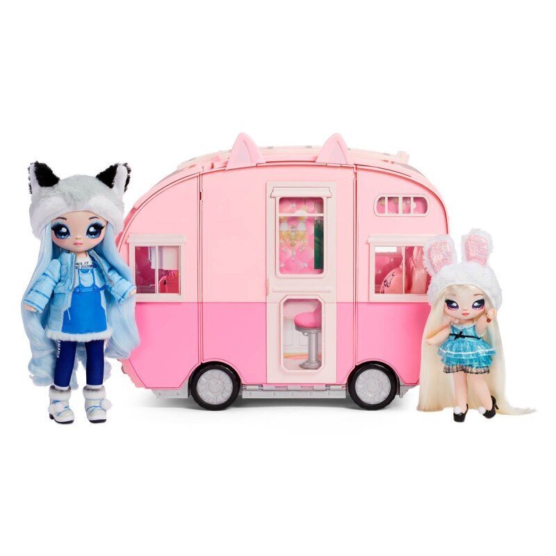 Suur matkaauto Na! Na! Na! Surprise Kitty Cat Camper, 45x34 cm цена и информация | Tüdrukute mänguasjad | kaup24.ee