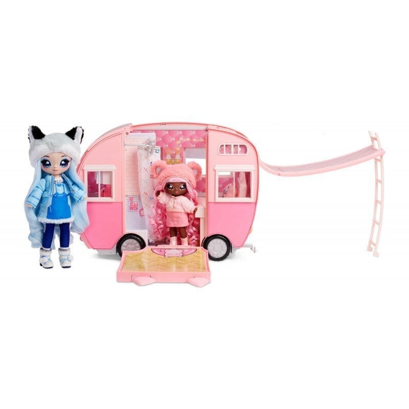 Suur matkaauto Na! Na! Na! Surprise Kitty Cat Camper, 45x34 cm hind ja info | Tüdrukute mänguasjad | kaup24.ee
