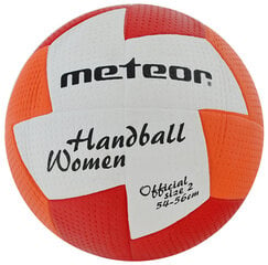 Мяч для гандбола Meteor Nu Age Damska 2 4068, оранжевый цена и информация | Гандбол | kaup24.ee