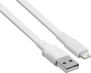 Kaabel USB 2.0 1,2m, MFI, Apple toodetele valge, RivaCase hind ja info | Mobiiltelefonide kaablid | kaup24.ee