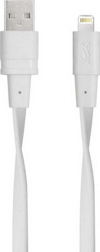 Kaabel USB 2.0 1,2m, MFI, Apple toodetele valge, RivaCase цена и информация | Mobiiltelefonide kaablid | kaup24.ee