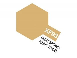 Tamiya - XF-93 Light Brown (DAK 1942), 10ml hind ja info | Kunstitarbed, voolimise tarvikud | kaup24.ee