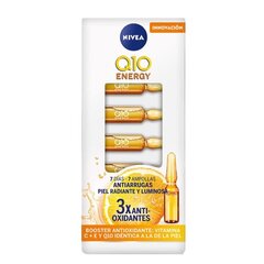 Ампулы Nivea Q10+ Energía (7 шт) цена и информация | Сыворотки для лица, масла | kaup24.ee