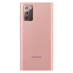 EF-NN980PAE Samsung LED Flipcover pro Galaxy Note 20 Mystic Bronze hind ja info | Telefoni kaaned, ümbrised | kaup24.ee