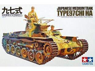 Tamiya - Japanese Medium Tank Type 97 Chi Ha, Scale:1/35, 35075 hind ja info | Klotsid ja konstruktorid | kaup24.ee