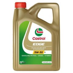 Синтетическое масло для двигателей Castrol Edge Titanium FST 5W-30 M, 4 л цена и информация | Моторные масла | kaup24.ee