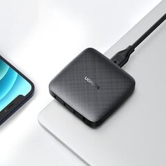 Ugreen travel wall charger 3x USB Type C / 1x USB 100W Power Delivery black (70870) цена и информация | Зарядные устройства для телефонов | kaup24.ee