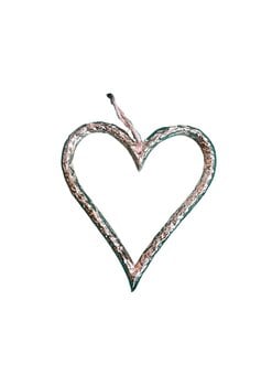 Подвесное украшение «Сердце», размер M цена и информация | Ёлочные игрушки | kaup24.ee
