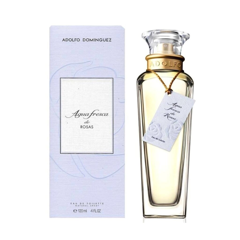 Naiste parfüüm Agua Fresca de Rosas Adolfo Dominguez EDP: Maht - 120 ml цена и информация | Naiste parfüümid | kaup24.ee