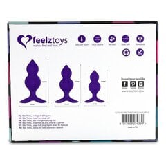 Feeztoys - Bibi Twin Butt Plug Set 3 tk lilla цена и информация | Наборы секс-товаров | kaup24.ee