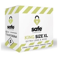 Презервативы King XL Safe: Количество - 5 цена и информация | Презервативы | kaup24.ee