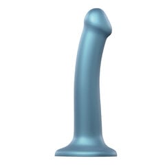 Rihmaga-me-mono tihedus dildo metalliline sära vana roosi m hind ja info | BDSM ja fetish | kaup24.ee