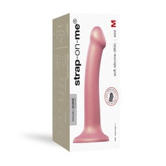 Rihmaga-me-mono tihedus dildo metalliline sära lilla m hind ja info | BDSM ja fetish | kaup24.ee