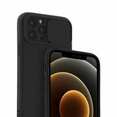 Mocco Matte Silicone Back чехол Camera Protect Силиконовый чехол для Apple iPhone 12 Mini Черный цена и информация | Чехлы для телефонов | kaup24.ee