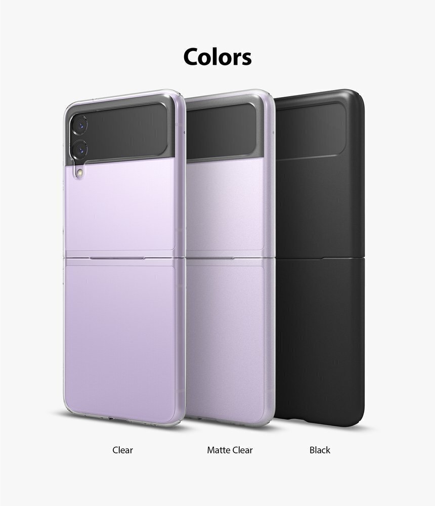 Ringke telefoniümbris sobib Samsung Galaxy Z Flip3 5G, läbipaistev hind ja info | Telefoni kaaned, ümbrised | kaup24.ee
