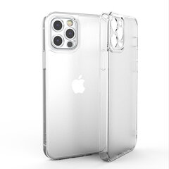 Matte White Waterfall Glass case (integrated tempered glass) Soundberry Apple iPhone 12 цена и информация | Чехлы для телефонов | kaup24.ee