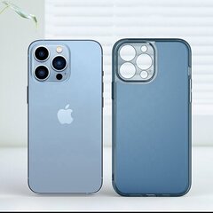 Telefoniümbris Matte Blue Skyfall Glass case (integrated tempered glass) Soundberry Apple iPhone 12 sinist värvi hind ja info | Telefoni kaaned, ümbrised | kaup24.ee