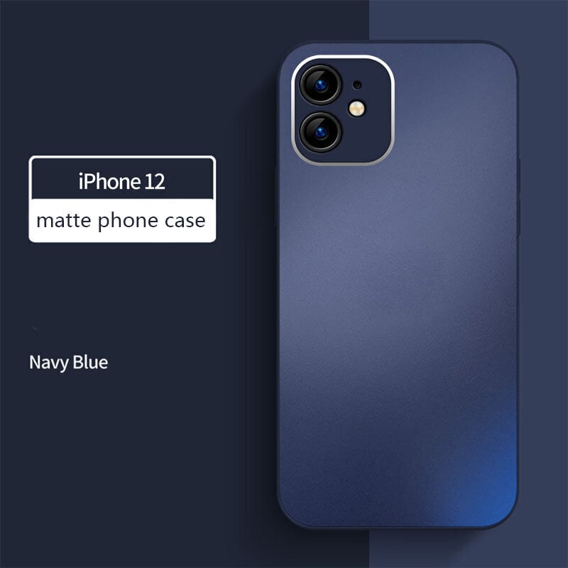 Telefoniümbris Matte Blue Skyfall Glass case (integrated tempered glass) Soundberry Apple iPhone 12 sinist värvi цена и информация | Telefoni kaaned, ümbrised | kaup24.ee