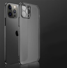 Telefoniümbris Matte Black Nightfall Glass case (integrated tempered glass) Soundberry Apple iPhone 12 must värv hind ja info | Telefoni kaaned, ümbrised | kaup24.ee