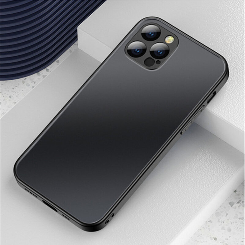 Telefoniümbris Matte Black Nightfall Glass case (integrated tempered glass) Soundberry Apple iPhone 13 must värv hind ja info | Telefoni kaaned, ümbrised | kaup24.ee