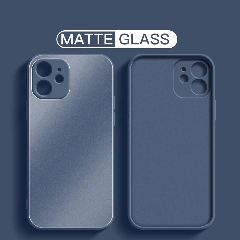 Telefoniümbris Matte Blue Skyfall Glass case (integrated tempered glass) Soundberry Apple iPhone 13 Pro Max sinist värvi hind ja info | Telefoni kaaned, ümbrised | kaup24.ee
