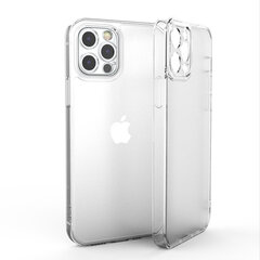 Matte White Waterfall Glass case (integrated tempered glass) Soundberry Apple iPhone 12 Pro white цена и информация | Чехлы для телефонов | kaup24.ee