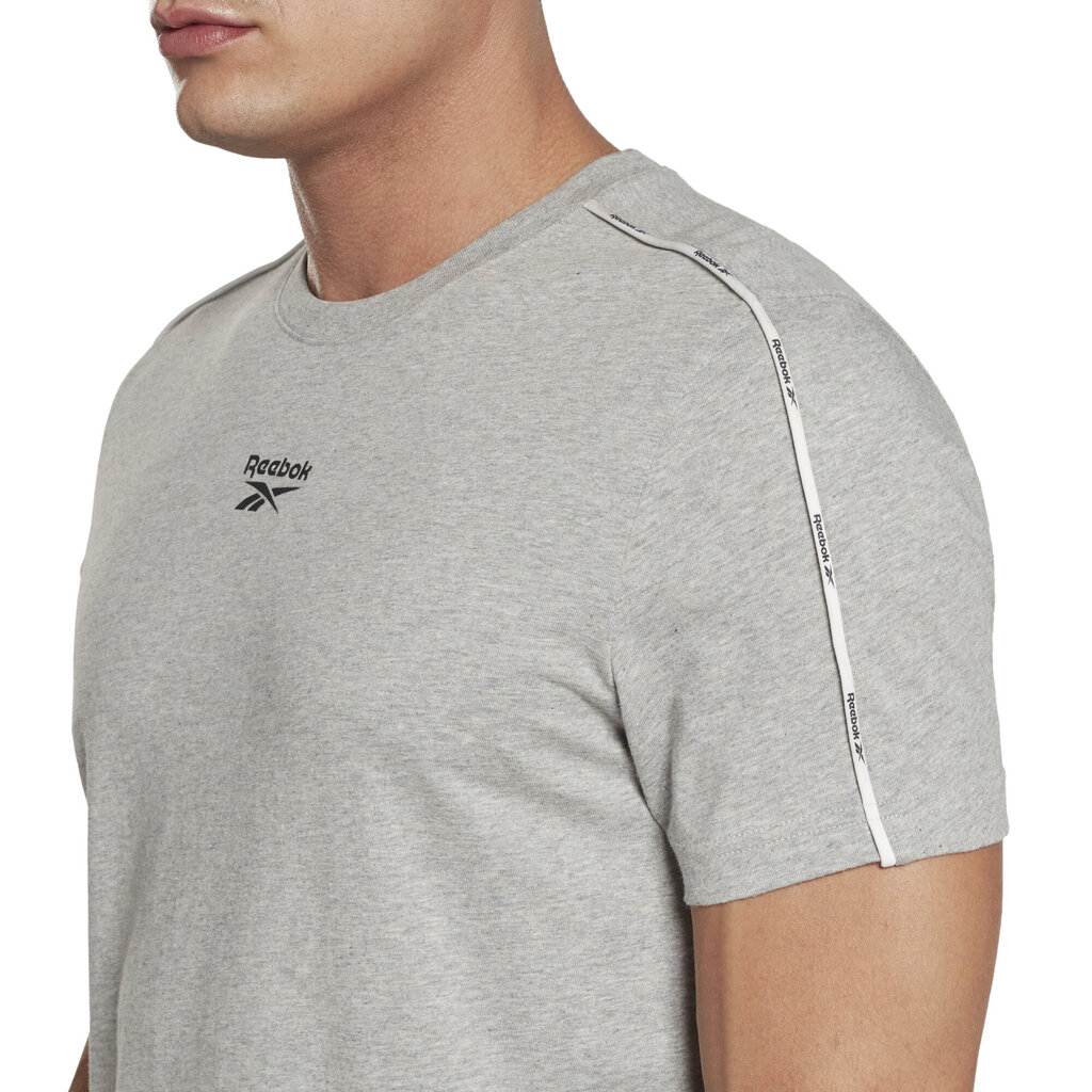 Reebok T-Särgid Wor Piping Tee Grey HA1066 HA1066/2XL цена и информация | Meeste T-särgid | kaup24.ee