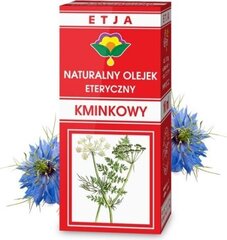 Köömne eeterlik õli Etja 10 ml цена и информация | Эфирные, косметические масла, гидролаты | kaup24.ee