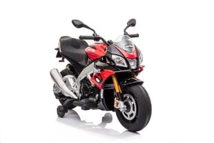 Электрический мотоцикл для детей Aprilia Tuono V4, красный цена и информация | Электромобили для детей | kaup24.ee