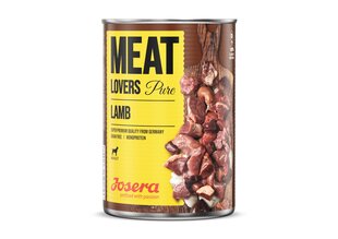 Josera MeatLovers täiskasvanud koertele Pure Lamb, 400g цена и информация | Консервы для собак | kaup24.ee