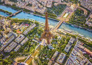 Пазл CherryPazzi View over Paris Eiffel Tower 1000 д. цена и информация | Пазлы | kaup24.ee