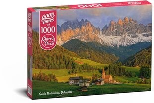 CherryPazzi головоломка Santa Maddalena, Dolomites 1000 дет. цена и информация | Пазлы | kaup24.ee