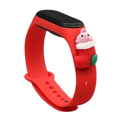 Punane Fusion Xmas Santa 1 Xiaomi Mi Band 5 / Mi Band 6 jaoks цена и информация | Аксессуары для смарт-часов и браслетов | kaup24.ee