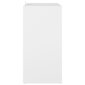 vidaXL Kingariiul, valget värvi, 60x35x70cm, MDP hind ja info | Jalatsikapid, jalatsiriiulid | kaup24.ee