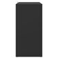 vidaXL Kingariiul, musta värvi, 60x35x70cm, MDP hind ja info | Jalatsikapid, jalatsiriiulid | kaup24.ee