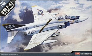 Склеиваемая модель Academy 12305 F-4J "VF-84 JOLLY ROGERS" 1/48 цена и информация | Склеиваемые модели | kaup24.ee