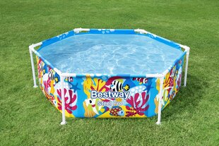 Karkassiga bassein Bestway Splash-in-Shade, 183x51 cm, ilma filtrita hind ja info | Basseinid | kaup24.ee