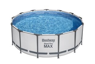 Каркасный бассейн Bestway Steel Pro MAX 396x122 см, с фильтром цена и информация | Бассейны | kaup24.ee