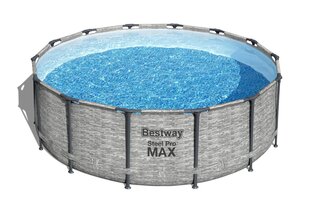 Каркасный бассейн Bestway Steel Pro MAX 427x122 см, с фильтром цена и информация | Бассейны | kaup24.ee