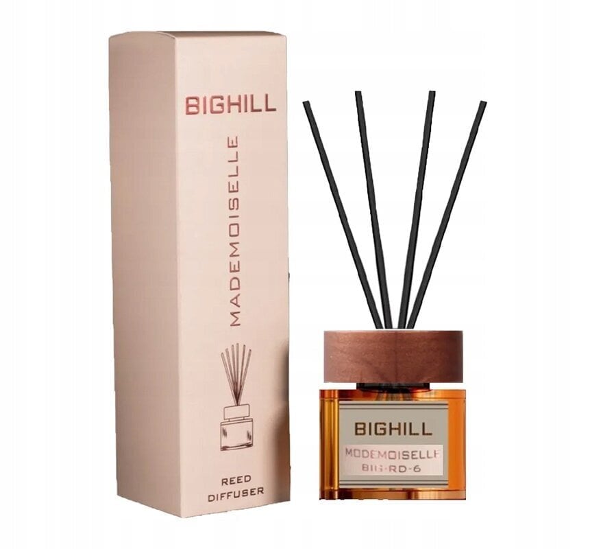 Kodulõhnastaja koos pulkadega Bighill Mademoiselle, 120 ml hind ja info | Kodulõhnastajad | kaup24.ee